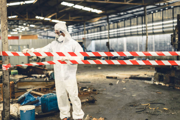 Professional Hoarding Cleanup technician working in Kempton, IN